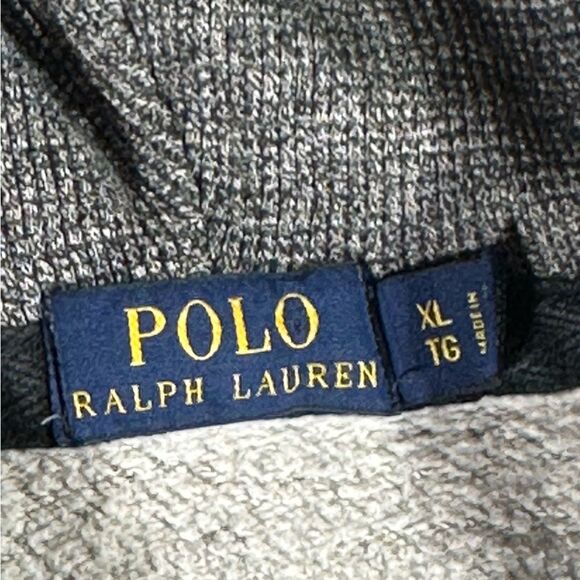 RALPH LAUREN Gray Heather Full Zip Hoodie Size XL EUC - Picture 3 of 9